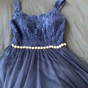 Blue . Dress